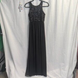 Pink Blush Size Small Black Maxi Dress